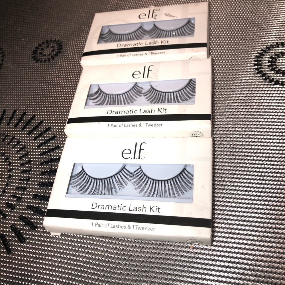 Elf Dramatic eyelashes with tweezers